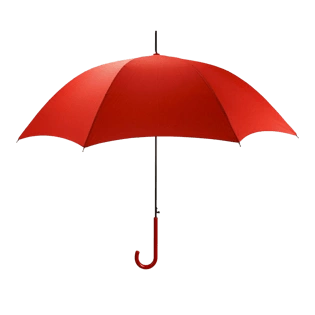 红色雨伞