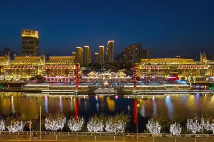 海河夜色～古文化街码头