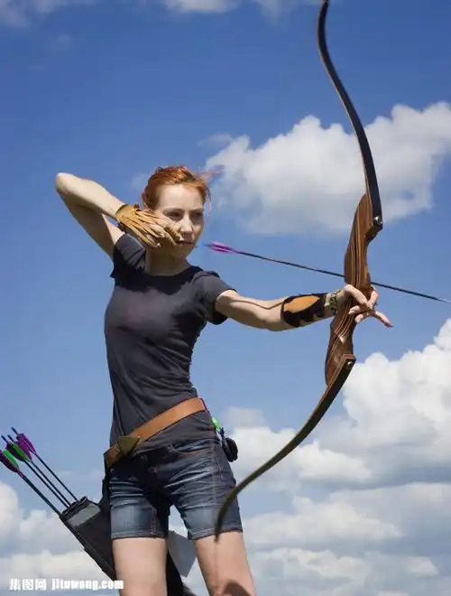 射箭的性感美女图片素材下载(图片id:815828)_-体育运动-图片素材_ 集