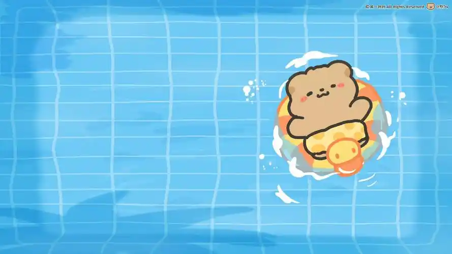 可爱小熊ipad电脑壁纸