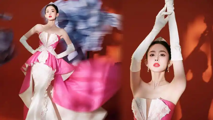 微博之夜古力娜扎cos选美小姐,被网友:吐槽死亡芭比粉辣眼睛