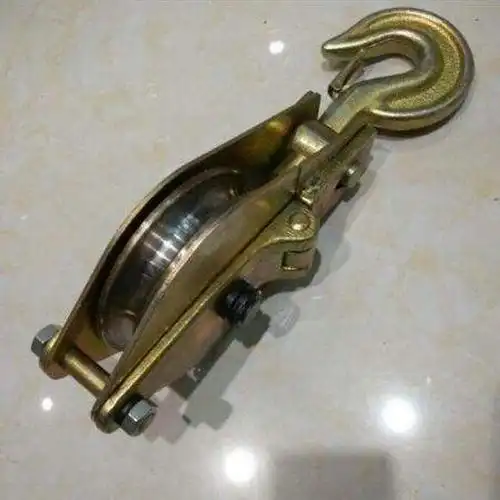 卓捷起重滑轮动滑轮电缆滑轮吊滑车定滑轮钩式滑车降价销售