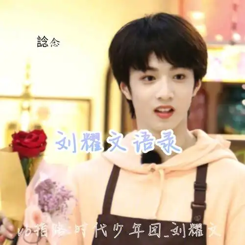 刘耀文语录