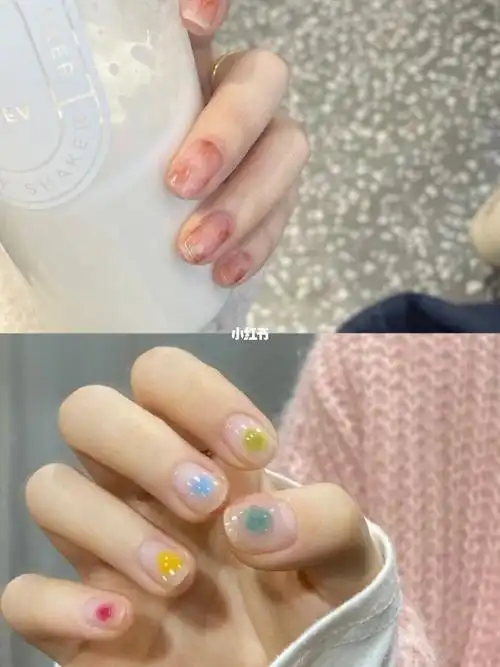 简单小清新美甲图片 简约小清新美甲图片