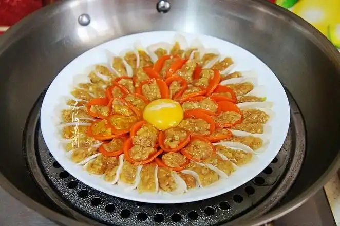 新年必备的吉祥蒸菜花开富贵