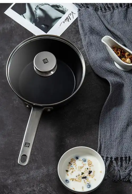 双立人奶锅不粘锅炖锅家用燃气电磁炉通用