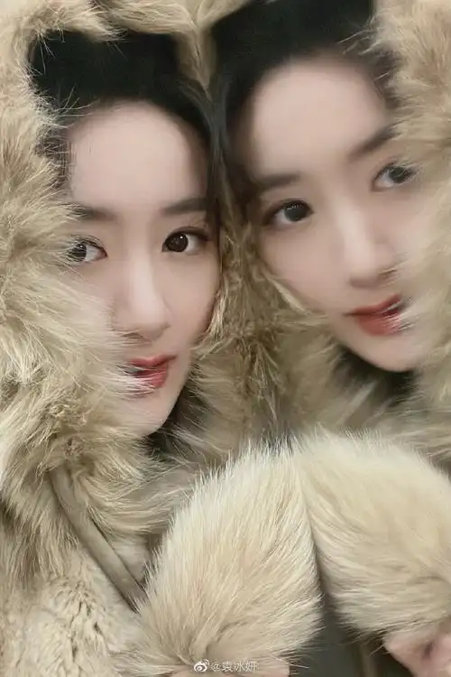 袁冰妍一只巨型兔几的冬日ootd