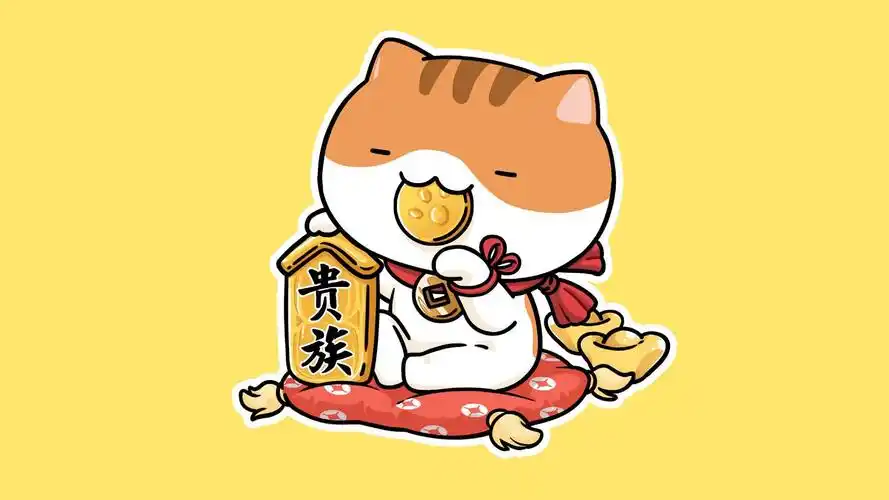 可爱萌系猫咪卡通桌面壁纸