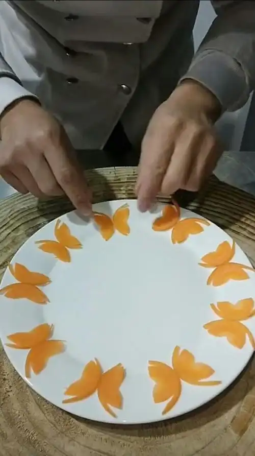 胡萝卜巧变漂亮小蝴蝶,喜欢的关注我哦