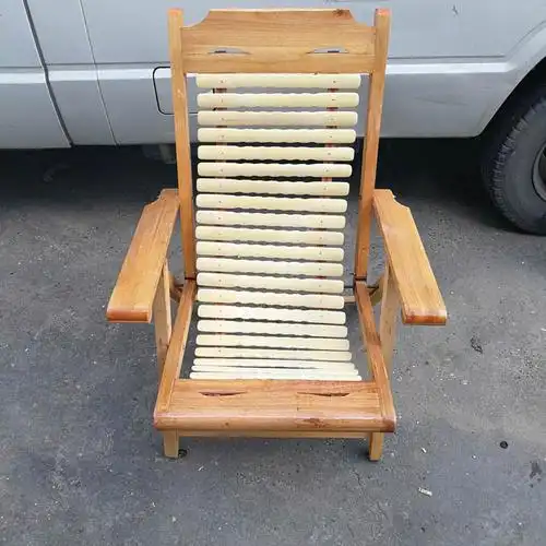 【旗舰自营】竹躺椅凉床夏季休闲老人懒人纳凉户外竹椅子午休靠背可