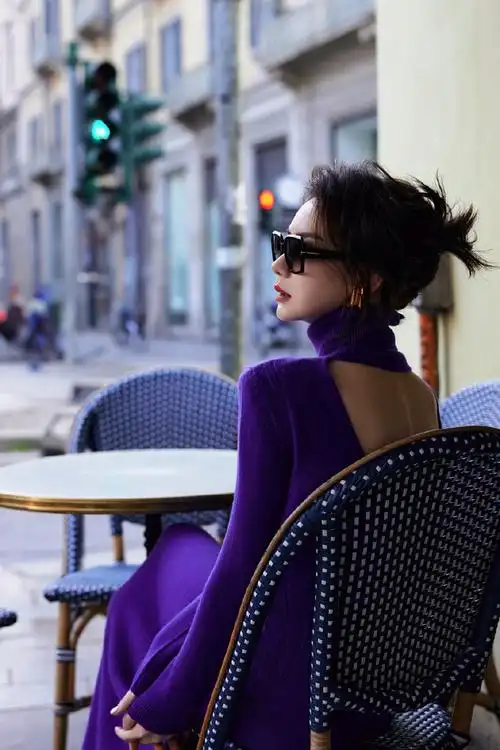 戚薇米兰时装周##戚薇时尚图鉴