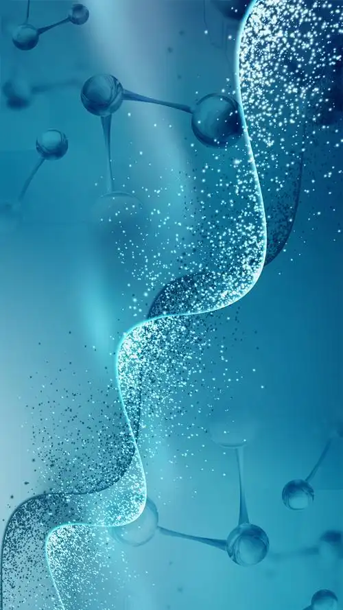 科技感医学技术海报背景图 - 当图网