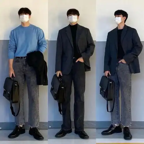 男生穿搭参考跟韩国博主学穿搭