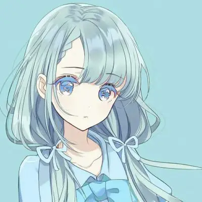 qq头像女生小清新动漫 简约可爱萌二次元女生头像