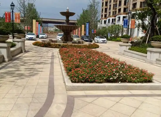 黄金麻荔枝面铺装地面怎么样