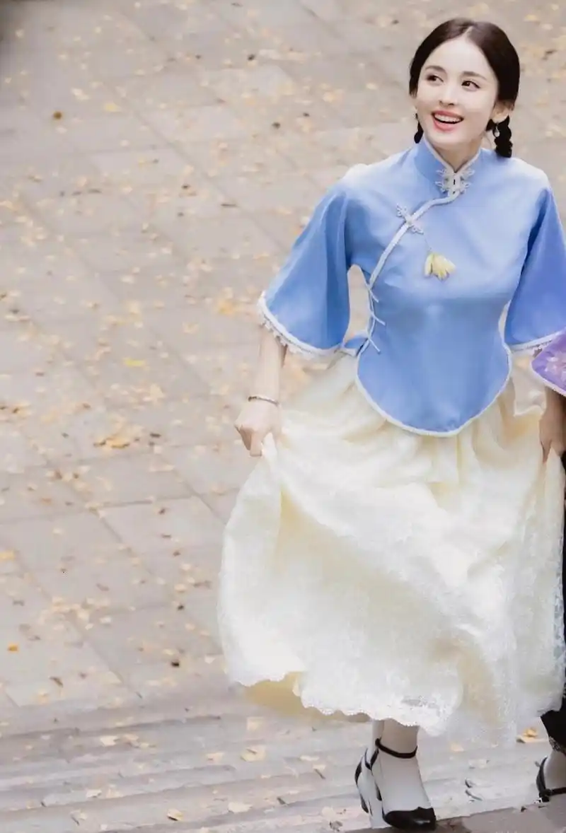 古力娜扎的民国装扮简直美翻了,太惊艳了