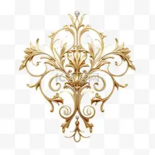 金色花纹装饰图案png图片_金色花纹装饰图案png素材-金色花纹装饰图案