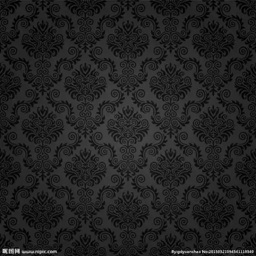 黑色花纹背景图片