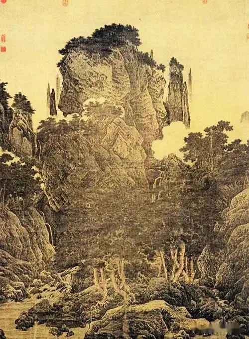 宋代山水画的巅峰之作,范宽《溪山行旅图》《雪景寒林图》