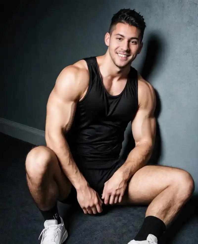 健硕有型,给人无穷的力量感#肌肉型男