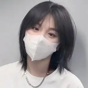 蓝瑞儿正品店淘宝狼尾假发男女长发武士头中分鲻鱼头韩版日系短发