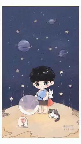 肖战小王子手绘又被p图了,粉丝创意合集,每张图都充满暖意