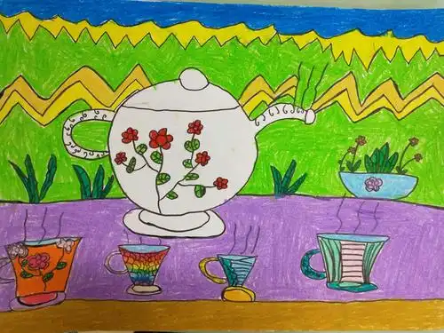 儿童画二班近期作品展示