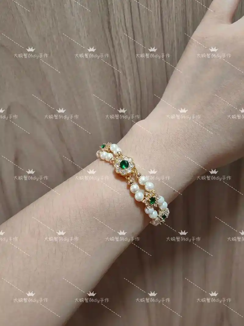 双排珍珠手链/单圈珍珠项链.当你看到大海 ,你就不会在意池塘 - 抖音