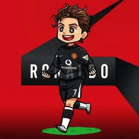 足球队动画头像关于曼联的卡通头像动漫足球头像曼联精选头像球星头
