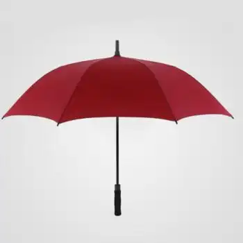 加大号防台风暴雨结实加固商务晴雨伞男可定制logo酒红色加大120伞面
