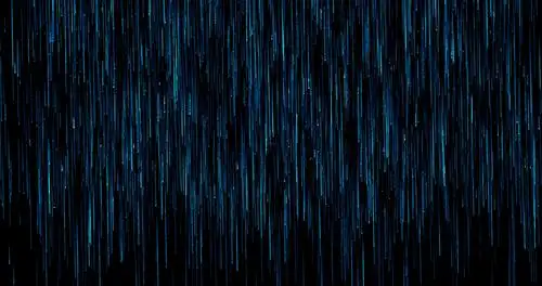 蓝色粒子雨效果背景4k_4096x2160_高清视频素材下载(编号:2269671)