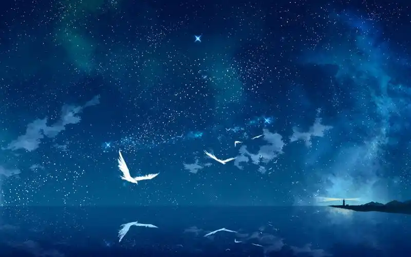 梦幻动漫场景高清二次元桌面壁纸