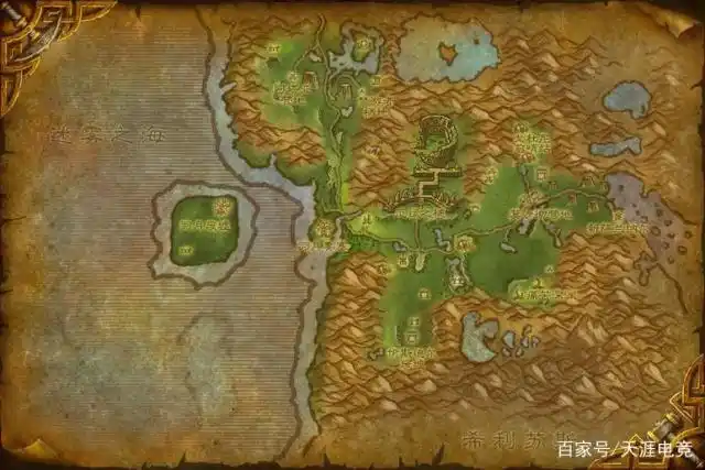 魔兽世界怀旧服:经典旧世地图变化-卡利姆多篇