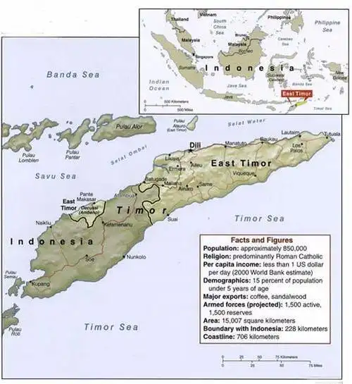 资料图:东帝汶地理位置.