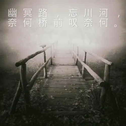 ——轮回路上有忘川,忘川河上可奈何—&mdash