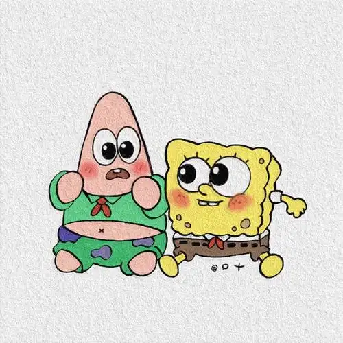 海绵宝宝简笔画教程