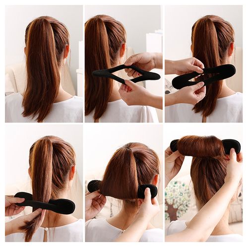 扭扭盘发器2020新款懒人丸子头女儿童小号盘发神器法式扎头发造型