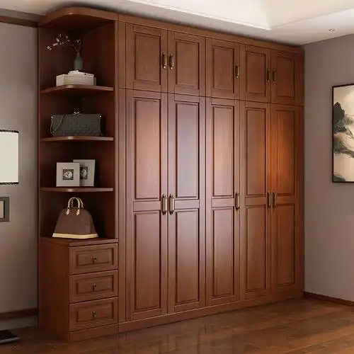 全实木衣柜原木