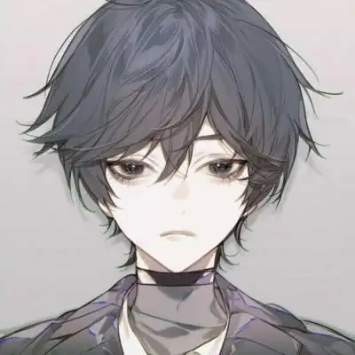 唐崎夜雨二次元高冷超酷男生头像