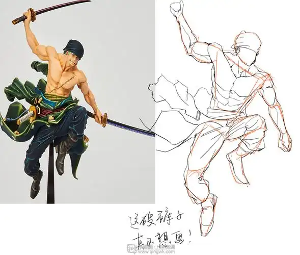 动漫插画基础站姿人体盒子人概括练习