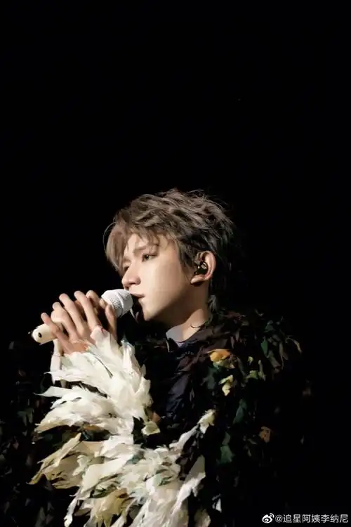 王源重庆巡演舞台照