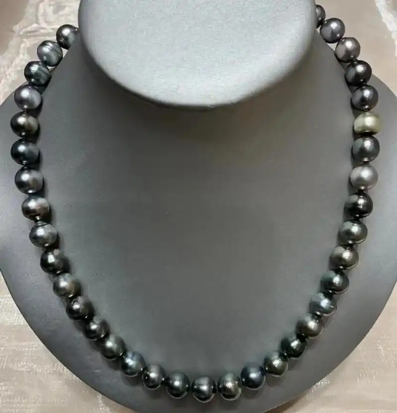 南洋黑珍珠项链