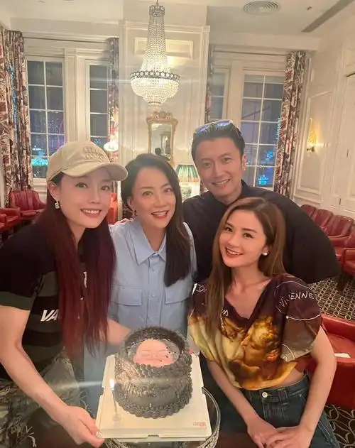 谢霆锋容祖儿阿sa齐聚霍汶希生日派对,俊男靓女共襄盛举