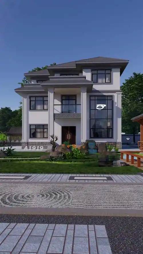 不喜欢亮色系的别墅,这款绝对是首选了