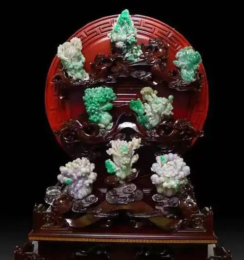 方寸之间展大千世界!翡翠极品雕工摆件欣赏