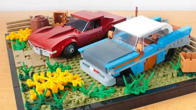 两位大神用乐高玩具拼出了辆