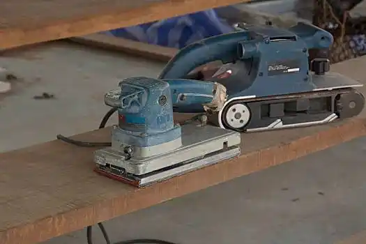 工作,电,木头,打磨机