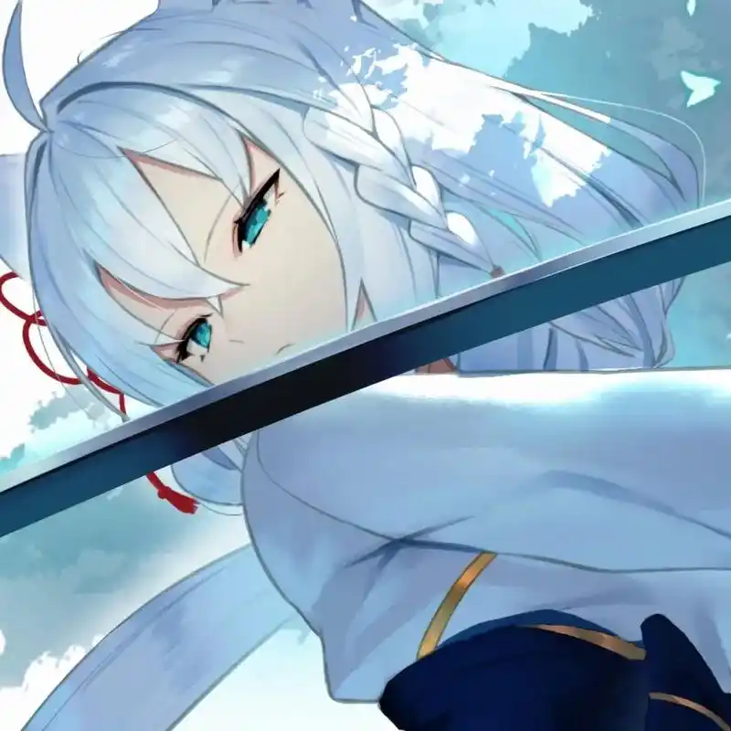 拔刀女生头像(下) - 抖音