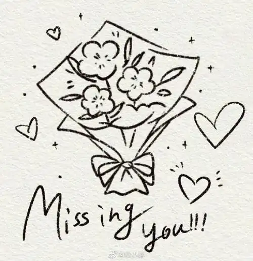 花束贺卡简笔画教程来了98 676767 送"嘉"人们一束花