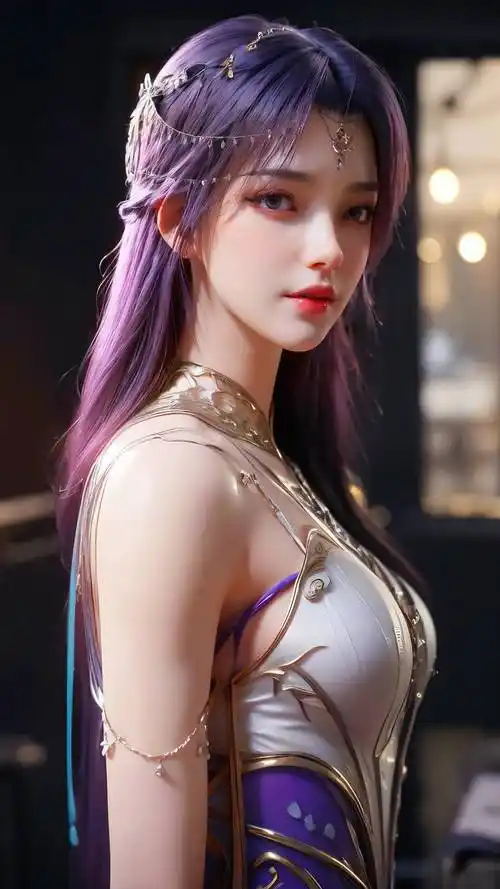 国漫顶级美女ai建模:《完美世界》云曦4k手机壁纸_一生